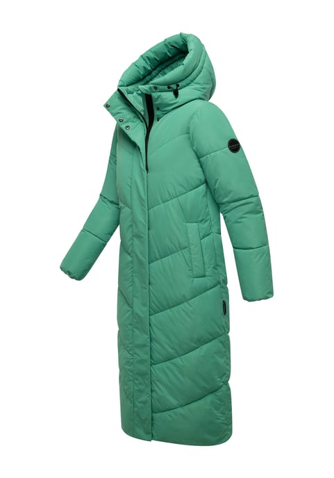 Abrigo acolchado de invierno Marikoo Ranjaa para mujer con capucha y detalles reflectantes - Image 2