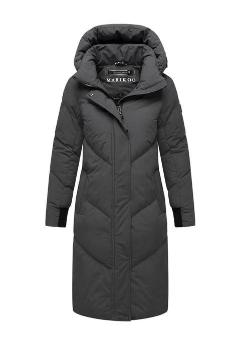 Abrigo acolchado de mujer Marikoo Teonaa con capucha desmontable y estilo elegante - Image 1