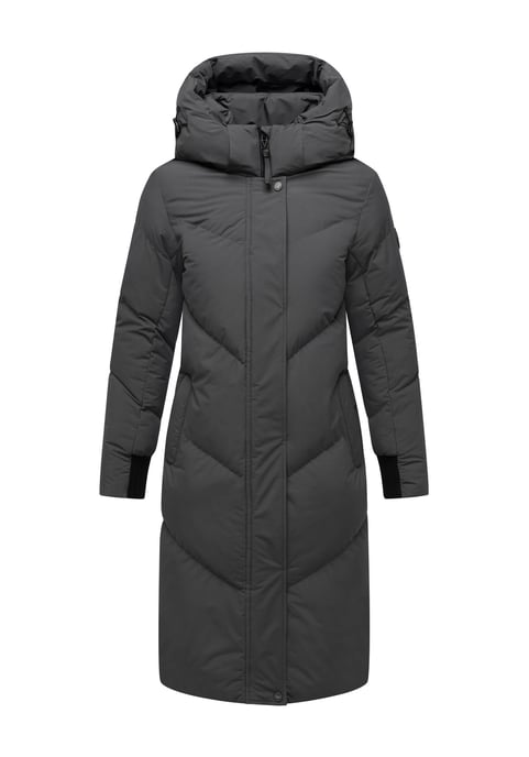 Abrigo acolchado de mujer Marikoo Teonaa con capucha desmontable y estilo elegante - Image 2
