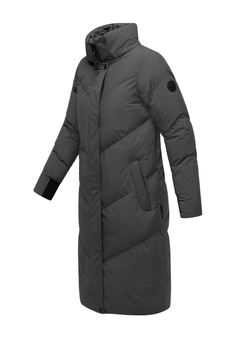 Abrigo acolchado de mujer Marikoo Teonaa con capucha desmontable y estilo elegante - Image 3