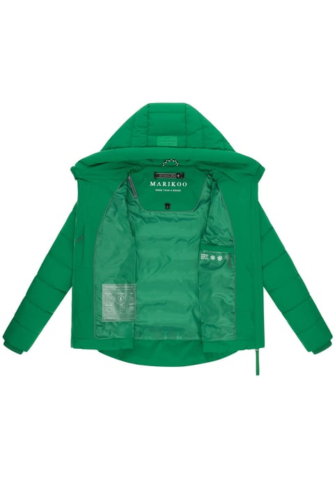 Chaqueta acolchada de invierno Marikoo Tayenaa para mujer con capucha y bolsillos forrados - Image 4