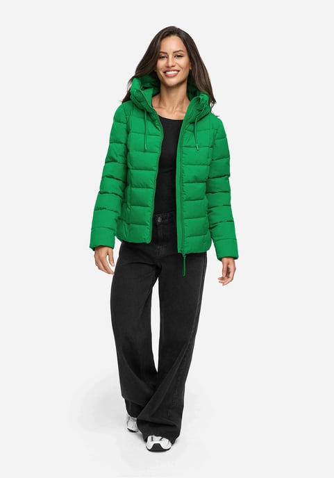 Chaqueta acolchada de invierno Marikoo Tayenaa para mujer con capucha y bolsillos forrados - Image 5
