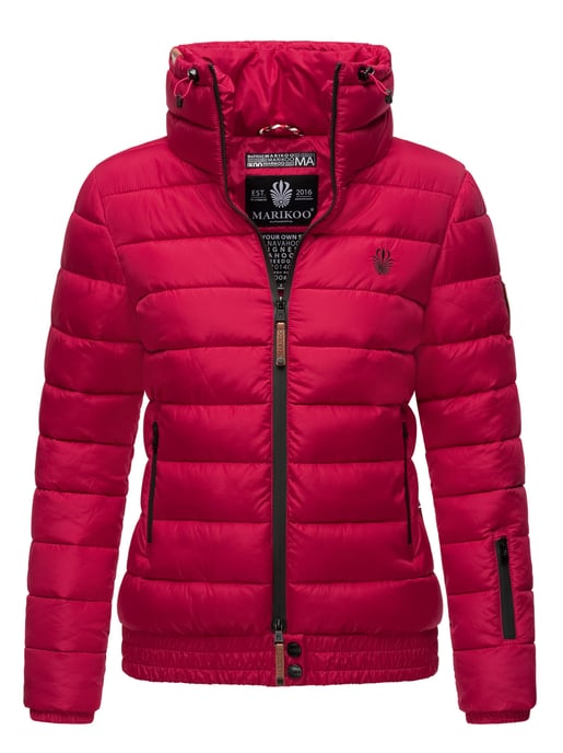 Chaqueta acolchada Marikoo Poisen para mujer con cuello alto y bolsillos de borreguito - Image 1