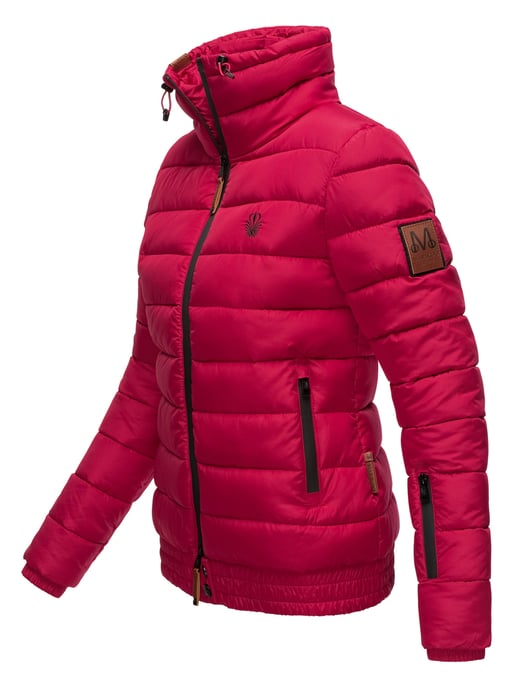 Chaqueta acolchada Marikoo Poisen para mujer con cuello alto y bolsillos de borreguito - Image 2