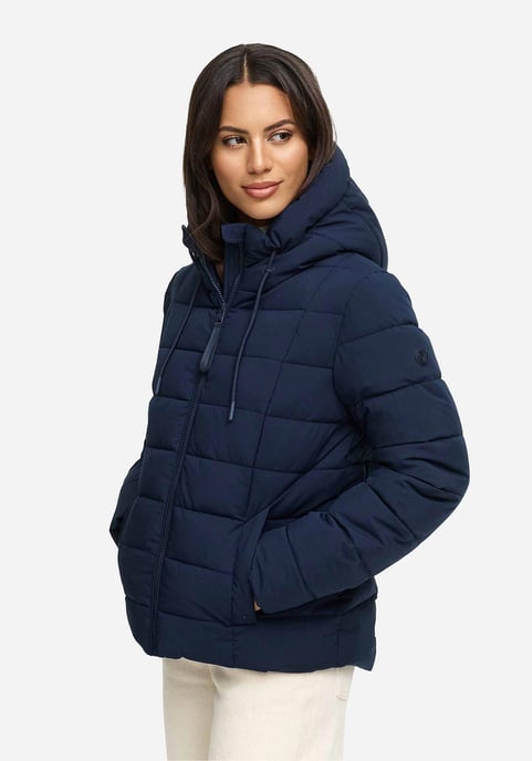 Chaqueta acolchada de invierno Marikoo Tayenaa para mujer con capucha y bolsillos forrados - Image 5
