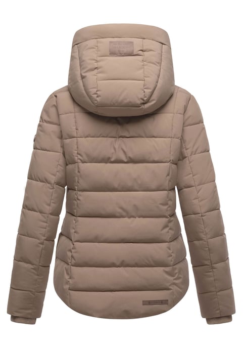 Chaqueta acolchada de invierno Marikoo Tayenaa para mujer con capucha y bolsillos forrados - Image 3