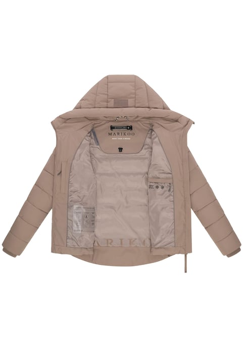 Chaqueta acolchada de invierno Marikoo Tayenaa para mujer con capucha y bolsillos forrados - Image 4