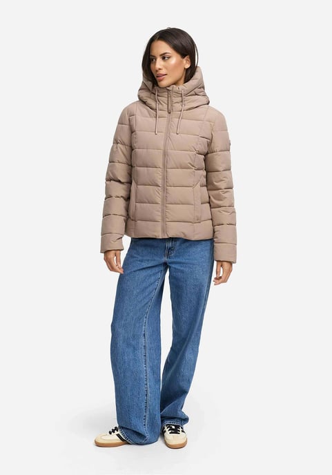 Chaqueta acolchada de invierno Marikoo Tayenaa para mujer con capucha y bolsillos forrados - Image 6