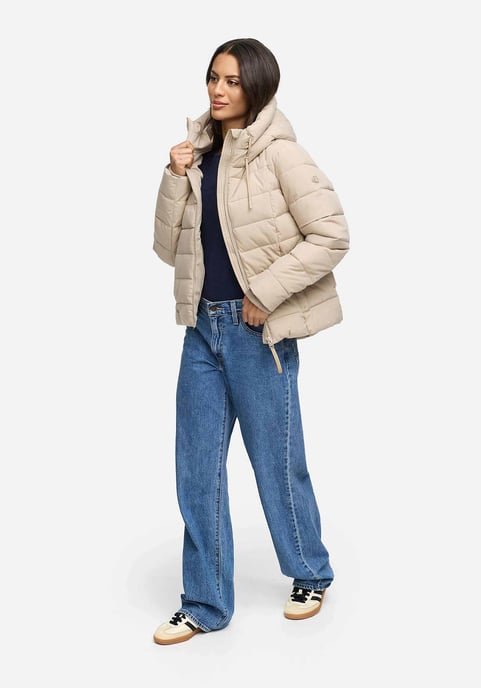 Chaqueta acolchada de invierno Marikoo Tayenaa para mujer con capucha y bolsillos forrados - Image 6