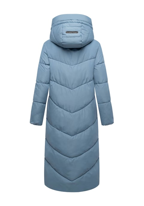 Abrigo acolchado de invierno Marikoo Ranjaa para mujer con capucha y detalles reflectantes - Image 3