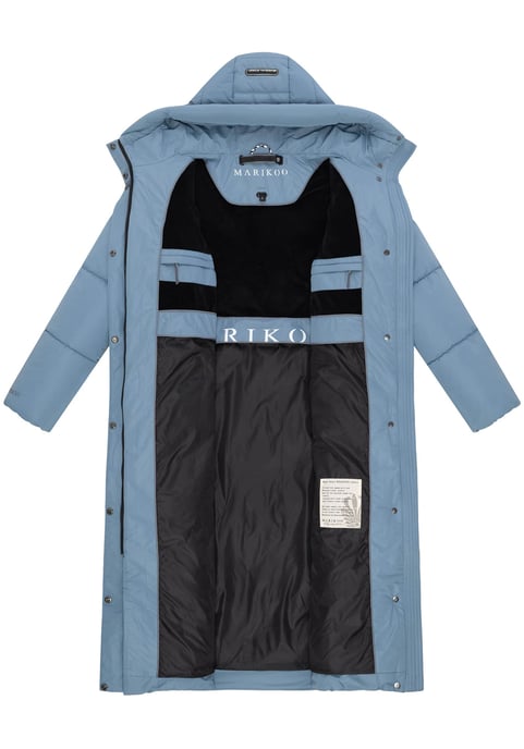 Abrigo acolchado de invierno Marikoo Ranjaa para mujer con capucha y detalles reflectantes - Image 4