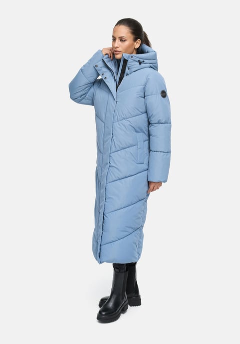 Abrigo acolchado de invierno Marikoo Ranjaa para mujer con capucha y detalles reflectantes - Image 5