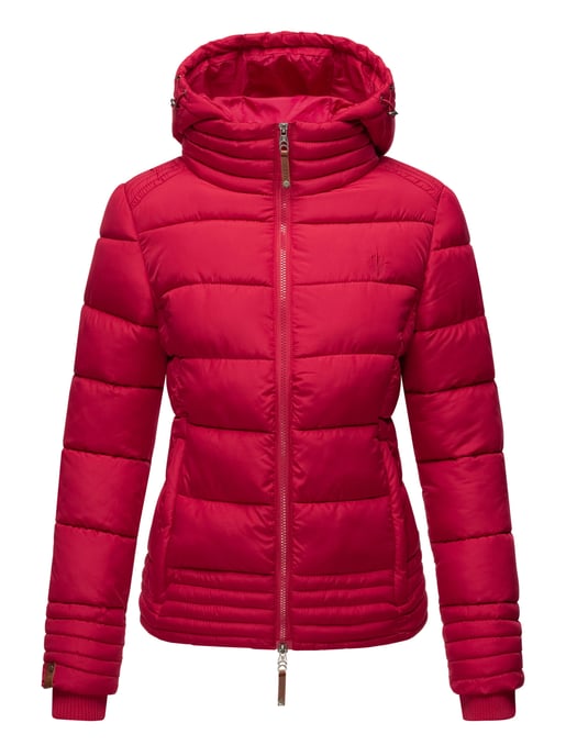 Chaqueta acolchada Marikoo para mujer con capucha desmontable y cremallera de doble sentido - Image 2