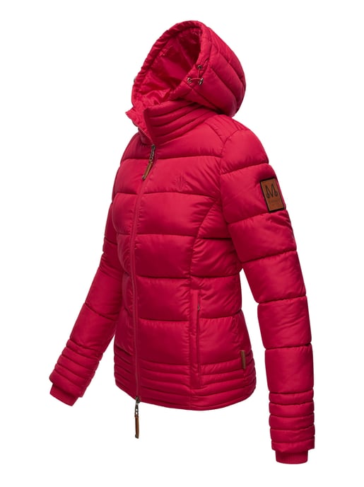 Chaqueta acolchada Marikoo para mujer con capucha desmontable y cremallera de doble sentido - Image 3