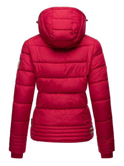 Chaqueta acolchada Marikoo para mujer con capucha desmontable y cremallera de doble sentido - Image 4