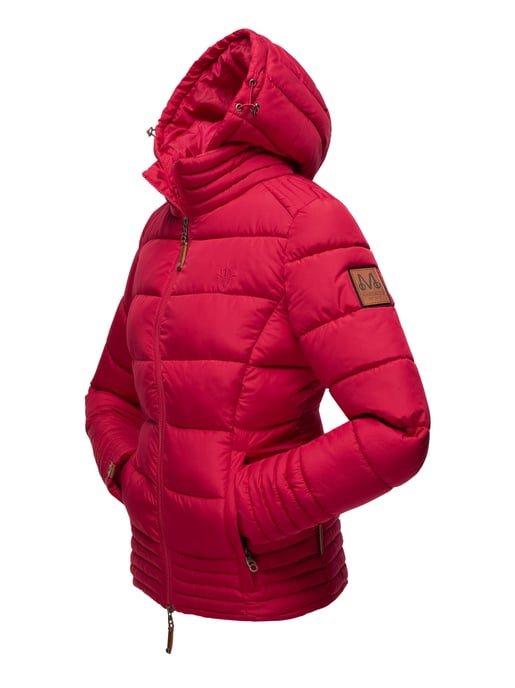 Chaqueta acolchada Marikoo para mujer con capucha desmontable y cremallera de doble sentido - Image 5
