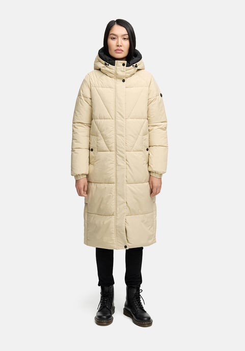 Abrigo acolchado de mujer Marikoo Yaskaa con capucha y forro polar - Image 6