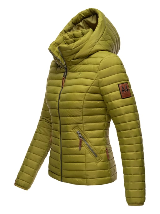 Marikoo chaqueta acolchada mujer – Löwenbaby ligera con capucha desmontable - Image 3