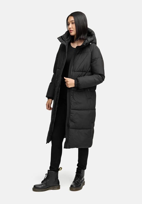 Abrigo acolchado de mujer Marikoo Yaskaa con capucha y forro polar - Image 5