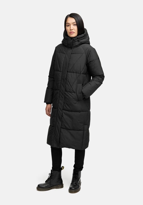 Abrigo acolchado de mujer Marikoo Yaskaa con capucha y forro polar - Image 6