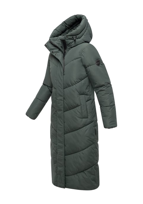Abrigo acolchado de invierno Marikoo Ranjaa para mujer con capucha y detalles reflectantes - Image 2