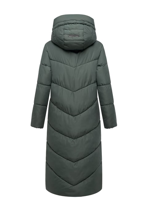 Abrigo acolchado de invierno Marikoo Ranjaa para mujer con capucha y detalles reflectantes - Image 3