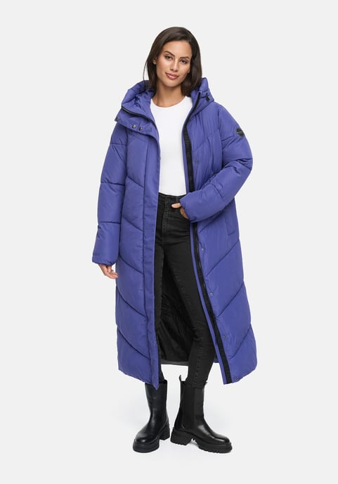 Abrigo acolchado de invierno Marikoo Ranjaa para mujer con capucha y detalles reflectantes - Image 6