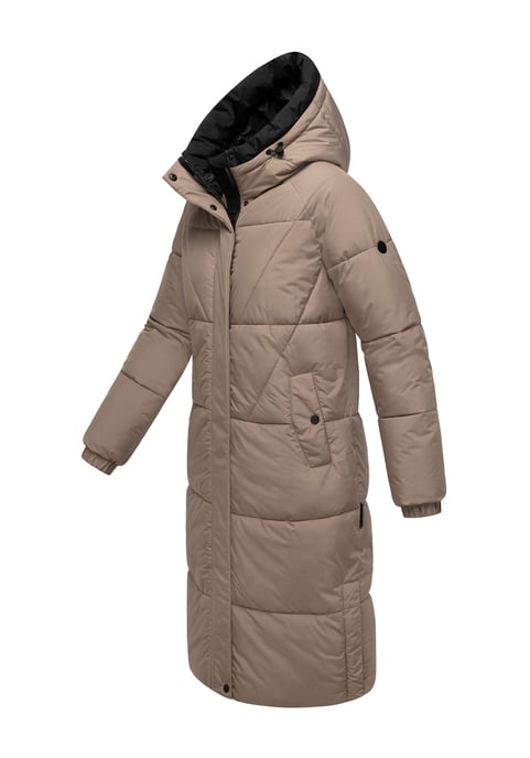 Abrigo acolchado de mujer Marikoo Yaskaa con capucha y forro polar - Image 3