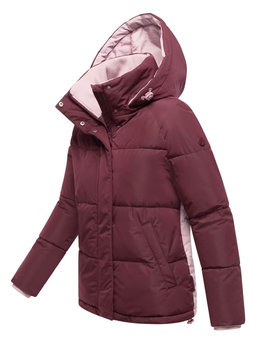 Chaqueta acolchada de mujer Marikoo Omariaa con diseño bicolor y capucha desmontable - Image 2