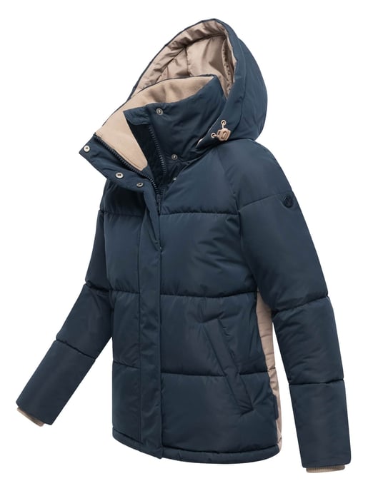 Chaqueta acolchada de mujer Marikoo Omariaa con diseño bicolor y capucha desmontable - Image 2
