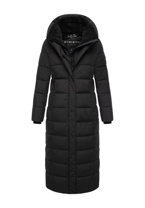 Abrigo acolchado Marikoo Pakoraa para mujer con cuello de peluche desmontable - Image 1