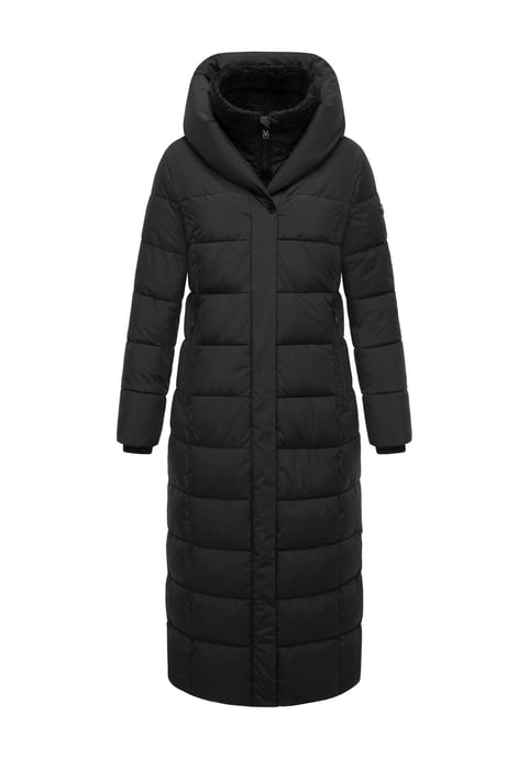 Abrigo acolchado Marikoo Pakoraa para mujer con cuello de peluche desmontable - Image 2