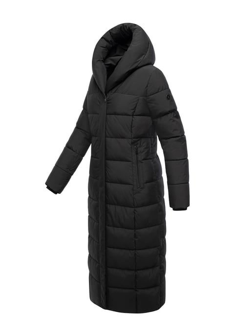 Abrigo acolchado Marikoo Pakoraa para mujer con cuello de peluche desmontable - Image 3