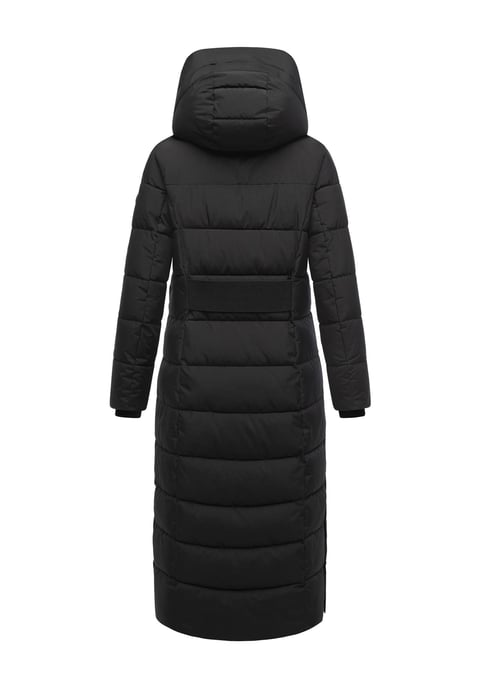 Abrigo acolchado Marikoo Pakoraa para mujer con cuello de peluche desmontable - Image 4