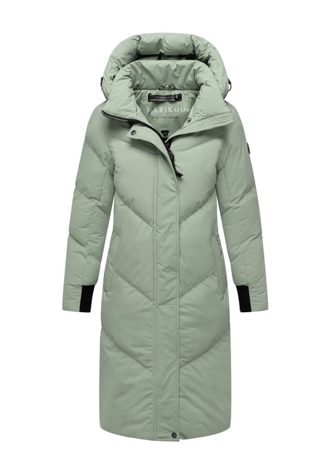 Abrigo acolchado de mujer Marikoo Teonaa con capucha desmontable y estilo elegante - Image 1