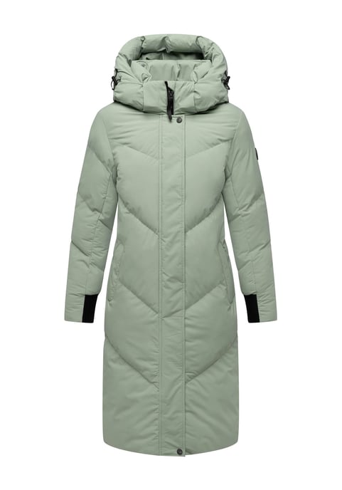 Abrigo acolchado de mujer Marikoo Teonaa con capucha desmontable y estilo elegante - Image 2