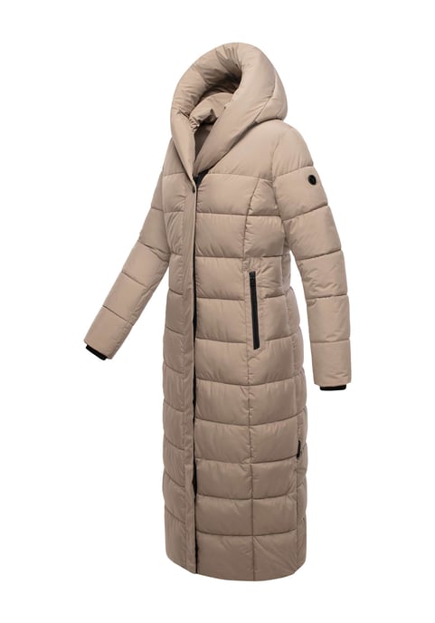 Abrigo acolchado Marikoo Pakoraa para mujer con cuello de peluche desmontable - Image 3