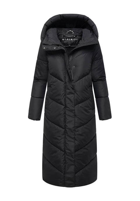 Abrigo acolchado de invierno Marikoo Ranjaa para mujer con capucha y detalles reflectantes - Image 1
