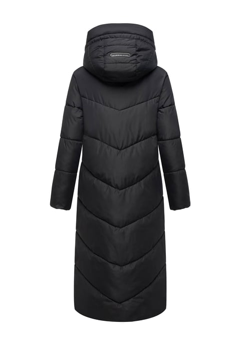 Abrigo acolchado de invierno Marikoo Ranjaa para mujer con capucha y detalles reflectantes - Image 3