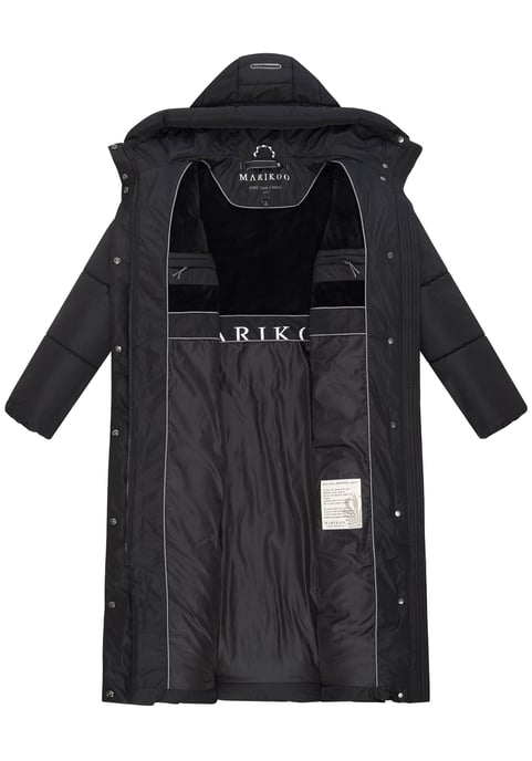 Abrigo acolchado de invierno Marikoo Ranjaa para mujer con capucha y detalles reflectantes - Image 4