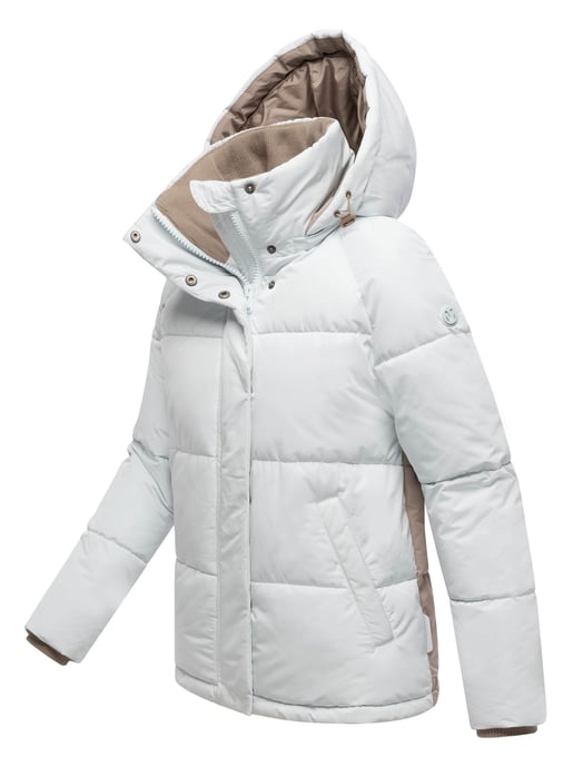Chaqueta acolchada de mujer Marikoo Omariaa con diseño bicolor y capucha desmontable - Image 2