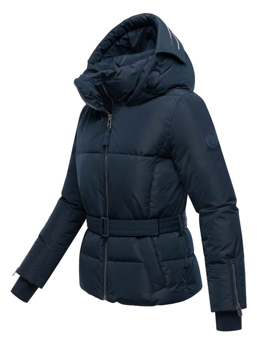 Chaqueta acolchada Marikoo Aleyna para mujer con cinturón y cierres magnéticos - Image 2