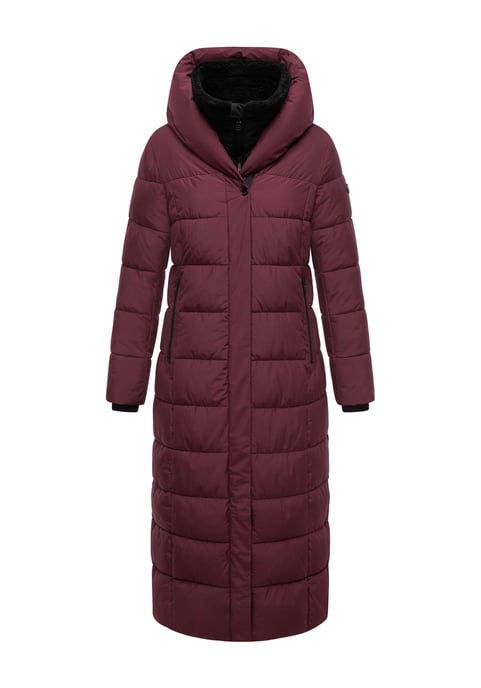 Abrigo acolchado Marikoo Pakoraa para mujer con cuello de peluche desmontable - Image 2