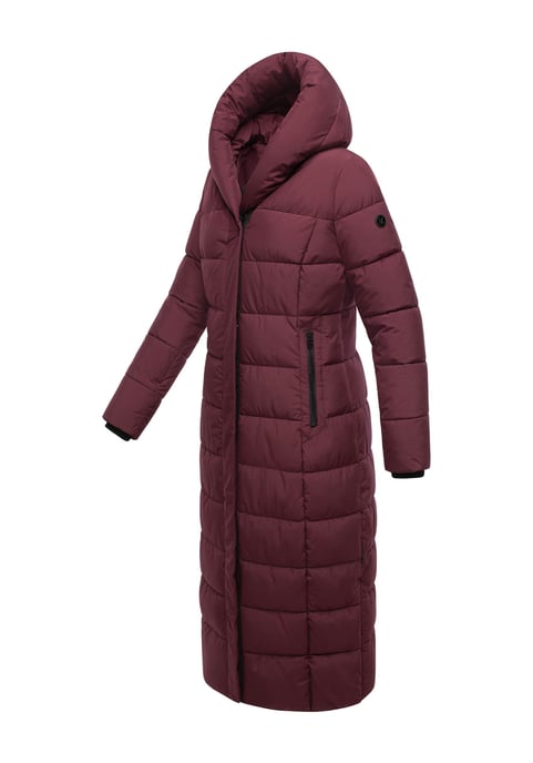 Abrigo acolchado Marikoo Pakoraa para mujer con cuello de peluche desmontable - Image 3