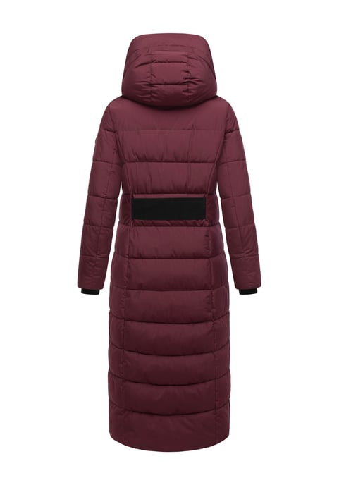Abrigo acolchado Marikoo Pakoraa para mujer con cuello de peluche desmontable - Image 4