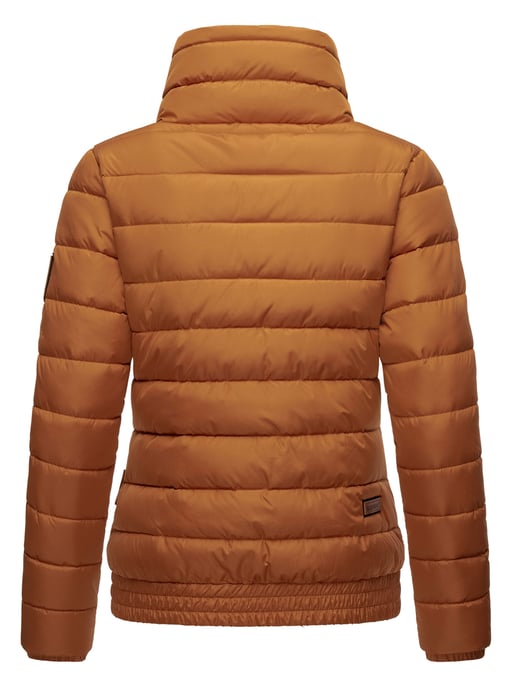 Chaqueta acolchada Marikoo Poisen para mujer con cuello alto y bolsillos de borreguito - Image 4