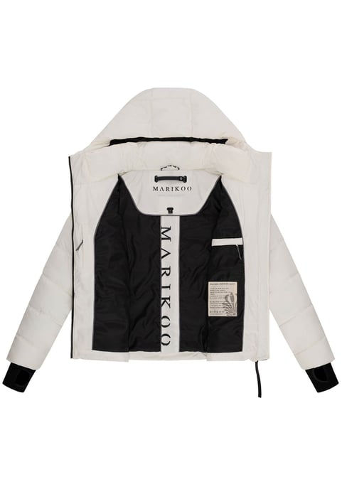 Chaqueta acolchada de mujer Marikoo Yukanii con capucha y ajuste femenino - Image 4