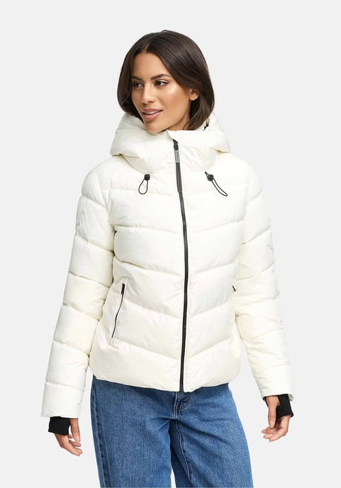 Chaqueta acolchada de mujer Marikoo Yukanii con capucha y ajuste femenino - Image 5