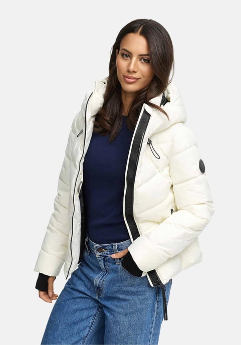 Chaqueta acolchada de mujer Marikoo Yukanii con capucha y ajuste femenino - Image 6