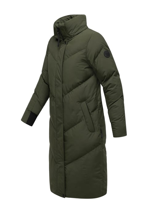 Abrigo acolchado de mujer Marikoo Teonaa con capucha desmontable y estilo elegante - Image 3